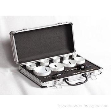 HSS Wood / Plastic Bi Metal 1" 2" Hole Saw Set With Alumini